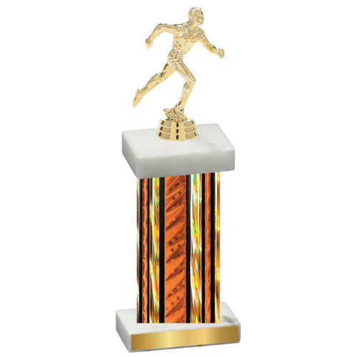 Single Orange Glacier Running Trophy