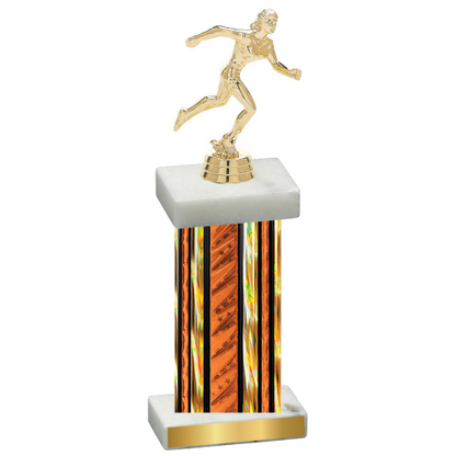 Single Orange Glacier Running Trophy