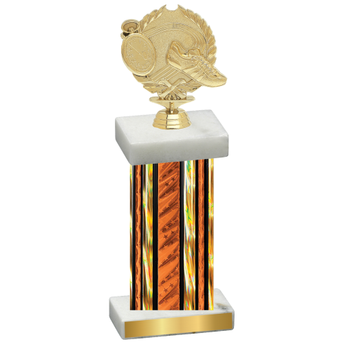 Single Orange Glacier Running Trophy