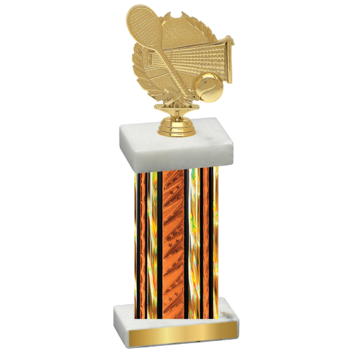 Single Orange Glacier Tennis Trophy