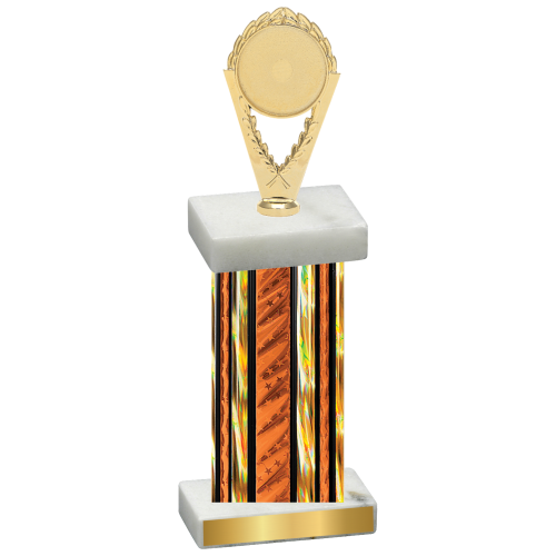 Single Orange Glacier Insert Trophy