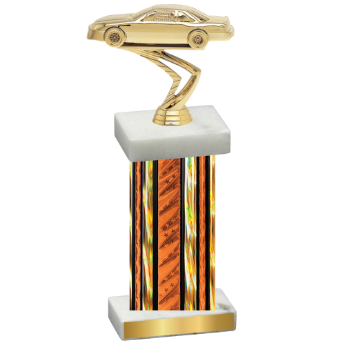 Single Orange Glacier Cars Trophy