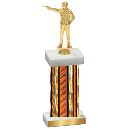 Single Orange Glacier Shooter Trophy