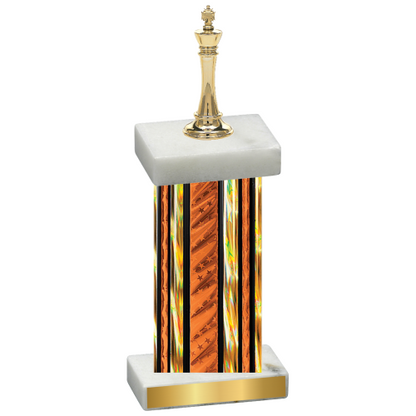 Single Orange Glacier Chess Trophy