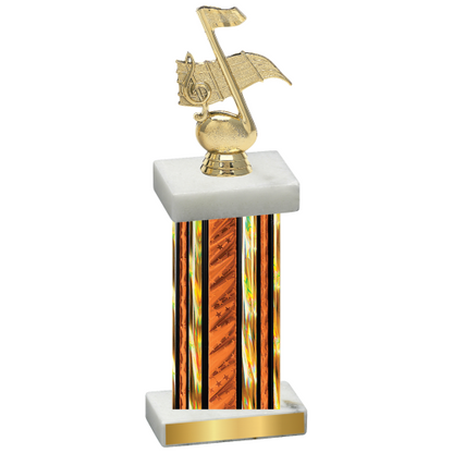 Single Orange Glacier Music Trophy