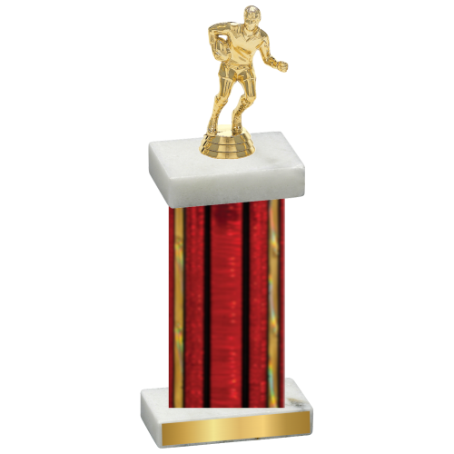 Single Red Glacier Rugby Trophy