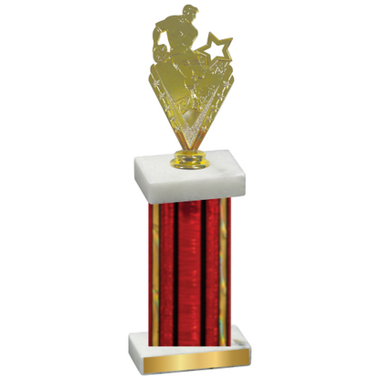 Single Red Glacier Rugby Trophy