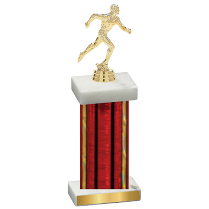 Single Red Glacier Running Trophy