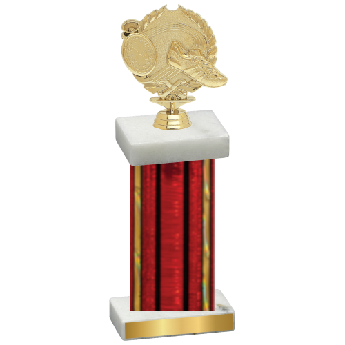 Single Red Glacier Running Trophy