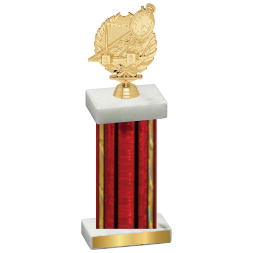 Single Red Glacier Swimming Trophy