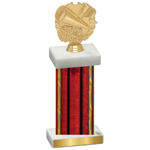 Single Red Glacier Cheerleading Trophy