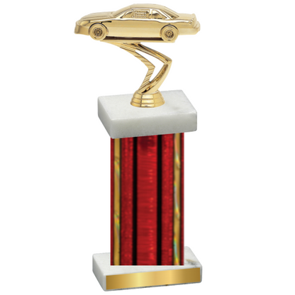 Single Red Glacier Cars Trophy