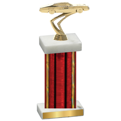 Single Red Glacier Cars Trophy