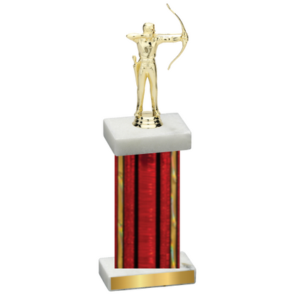 Single Red Glacier Archery Trophy