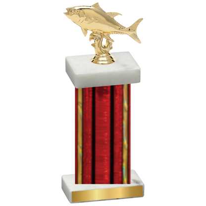 Single Red Glacier Fishing Trophy