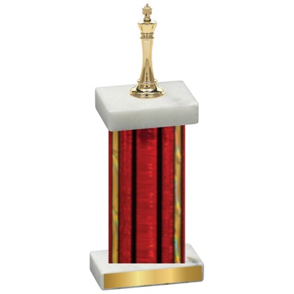 Single Red Glacier Chess Trophy