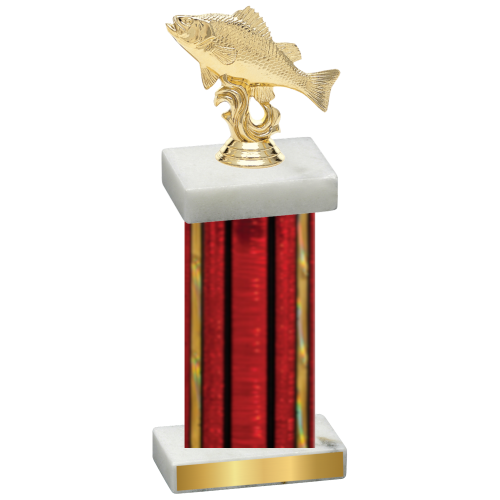 Single Red Glacier Fishing Trophy