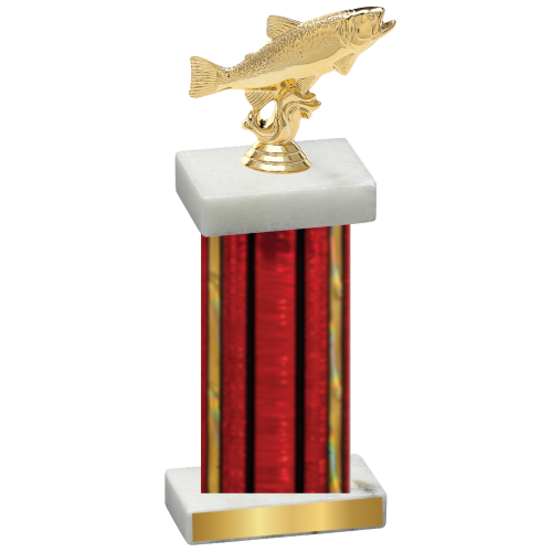 Single Red Glacier Fishing Trophy