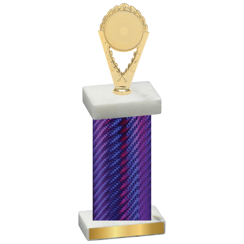 Single Purple Carbon Fiber Insert Trophy