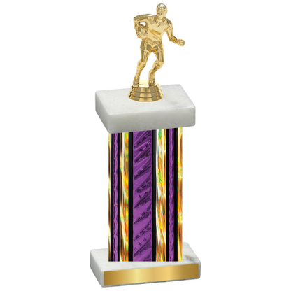 Single Purple Glacier Rugby Trophy