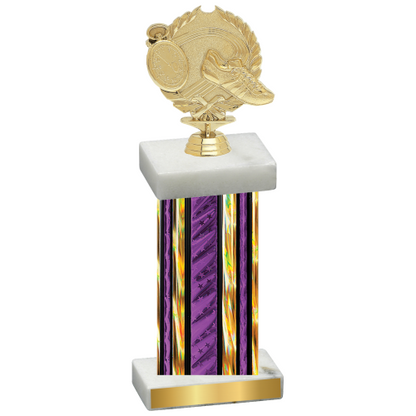 Single Purple Glacier Running Trophy