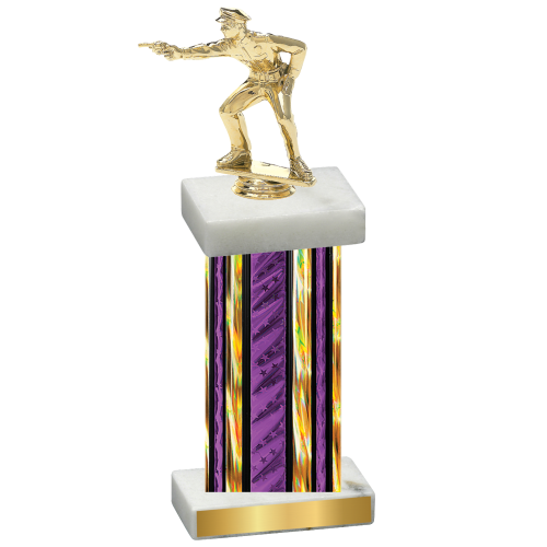 Single Purple Glacier Shooter Trophy