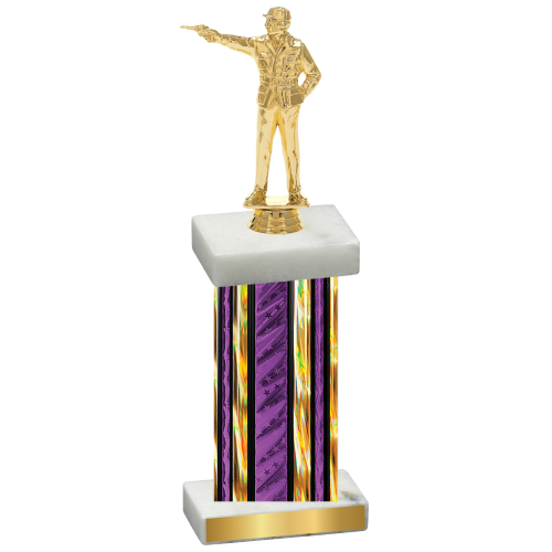 Single Purple Glacier Shooter Trophy