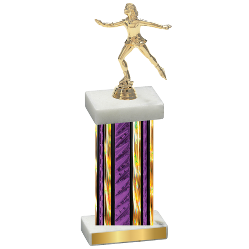 Single Purple Glacier Skater Trophy