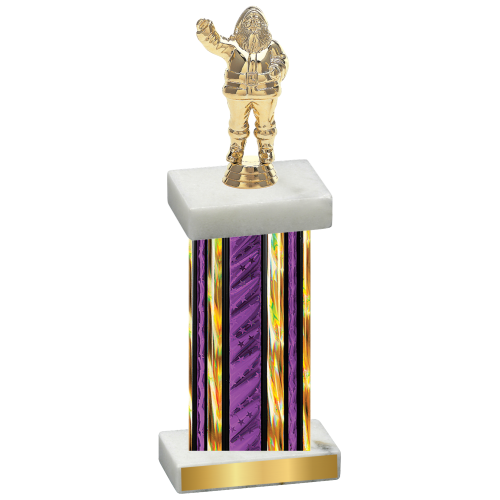 Single Purple Glacier Holiday Trophy
