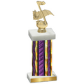 Single Purple Glacier Music Trophy