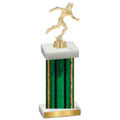 Single Green Glacier Running Trophy