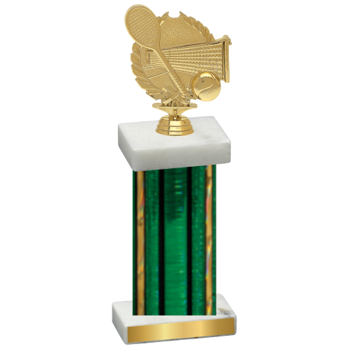 Single Green Glacier Tennis Trophy