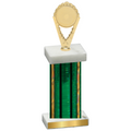 Single Green Glacier Insert Trophy