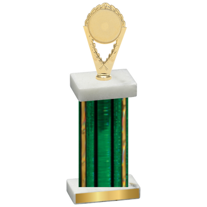 Single Green Glacier Insert Trophy