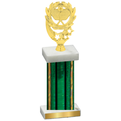 Single Green Glacier Pickleball Trophy