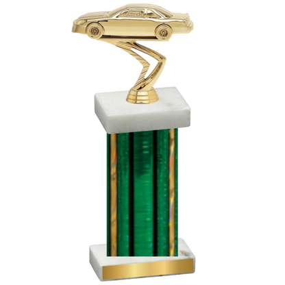 Single Green Glacier Cars Trophy