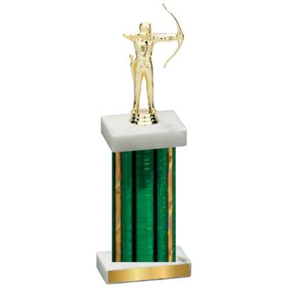 Single Green Glacier Archery Trophy