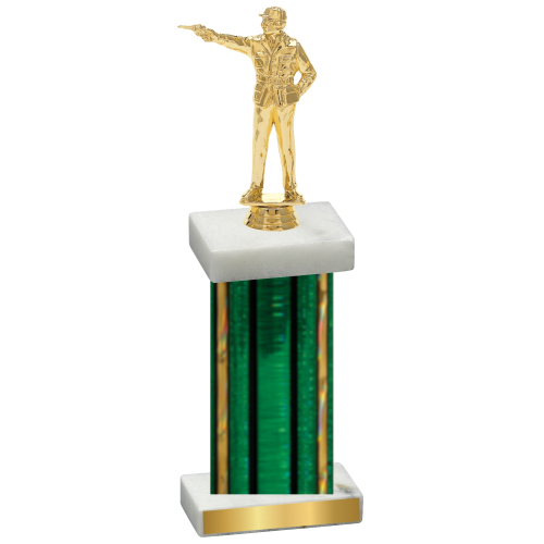 Single Green Glacier Shooter Trophy