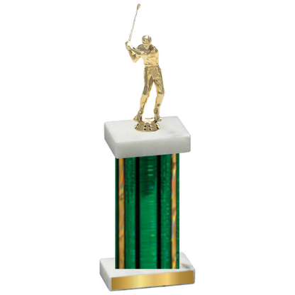 Single Green Glacier Golf Trophy