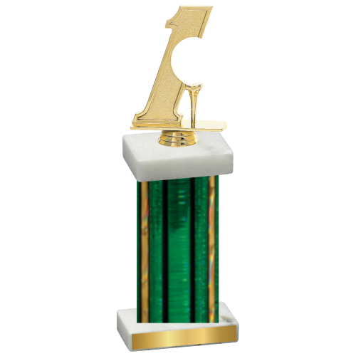 Single Green Glacier Golf Trophy