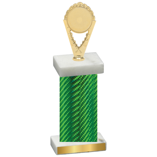 Single Green Carbon Fiber Insert Trophy