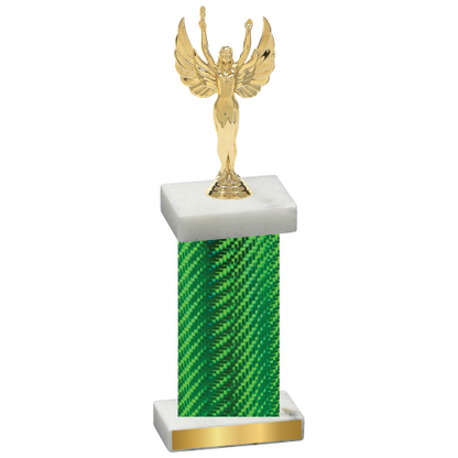 Single Green Carbon Fiber Victory Trophy