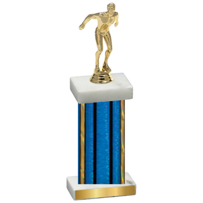 Single Blue Glacier Swimming Trophy