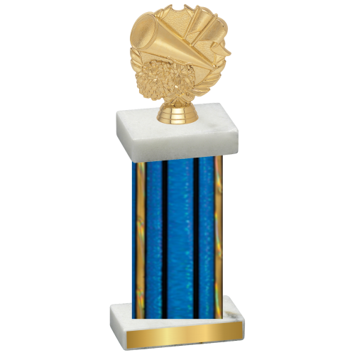 Single Blue Glacier Cheerleading Trophy