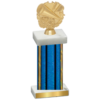 Single Blue Glacier Cheerleading Trophy