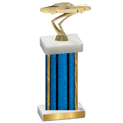 Single Blue Glacier Cars Trophy