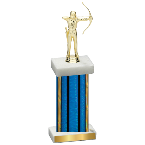 Single Blue Glacier Archery Trophy