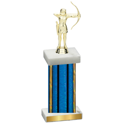 Single Blue Glacier Archery Trophy