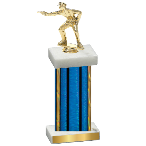 Single Blue Glacier Shooter Trophy