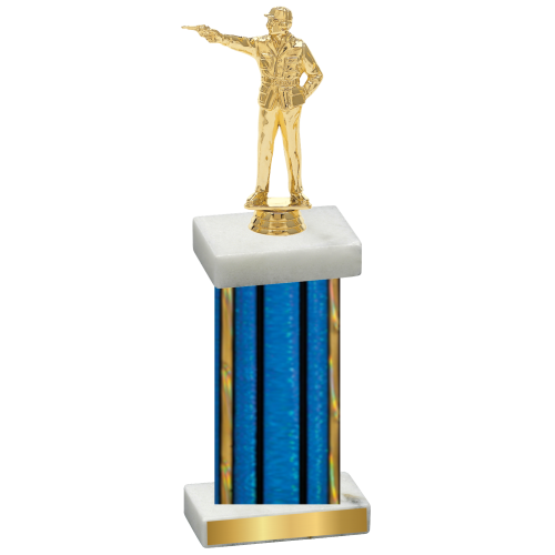 Single Blue Glacier Shooter Trophy